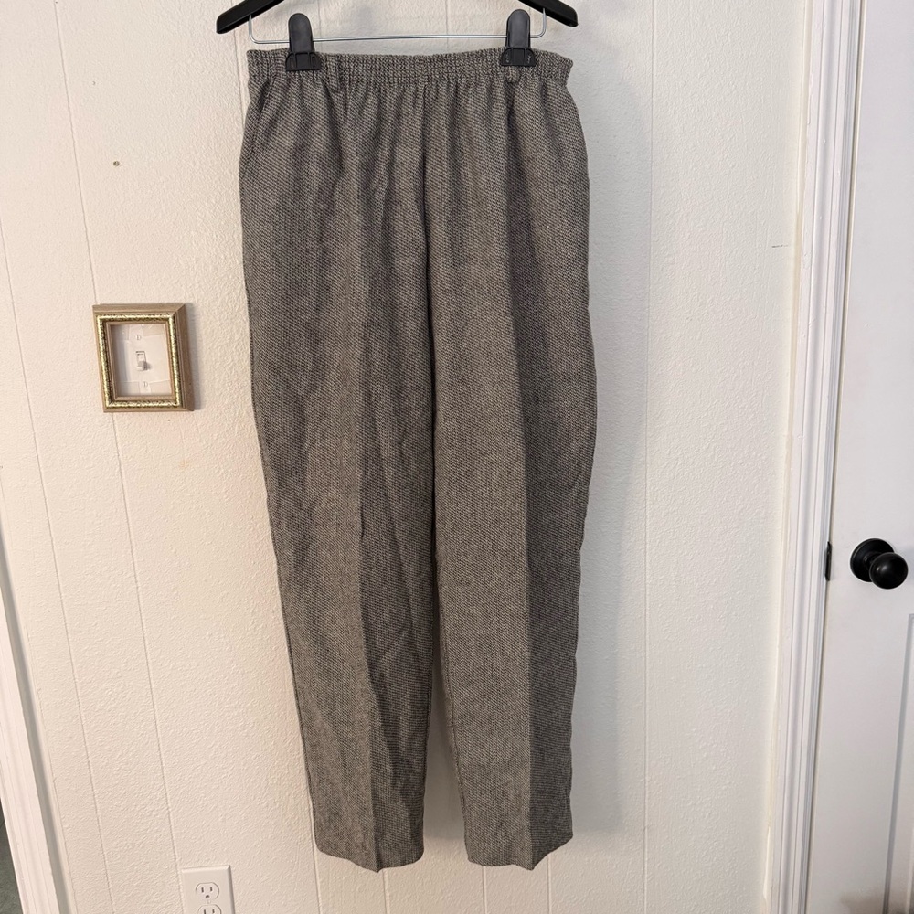 Alfred Dunner Men's Classic Gray Trousers